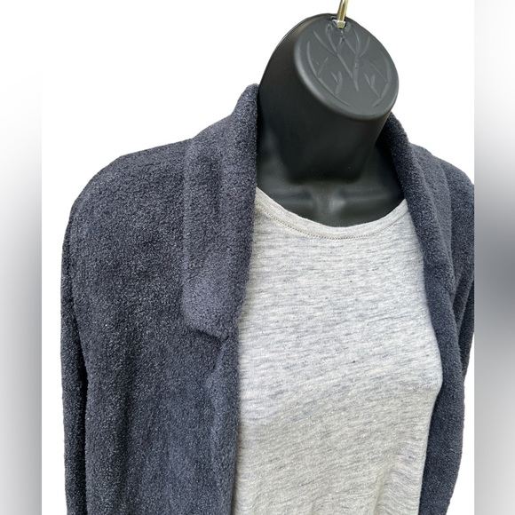 ✅Barefoot Dreams CozyChic Lite color in Carbon Blazer Cardigan - Picture 10 of 15